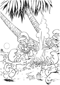 Kertas mewarna Smurfs – muka 41