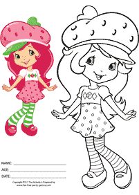 Kertas mewarna Strawberry Shortcake – muka 66