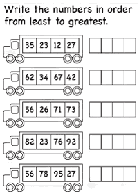 Matematik untuk Kanak-kanak – lembaran kerja 10