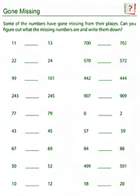 Matematik untuk Kanak-kanak – lembaran kerja 187