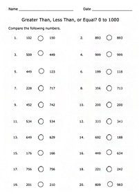 Matematik untuk Kanak-kanak – lembaran kerja 203