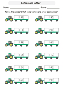 Matematik untuk Kanak-kanak – lembaran kerja 226