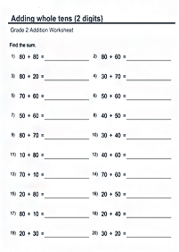 Matematik untuk Kanak-kanak – lembaran kerja 265