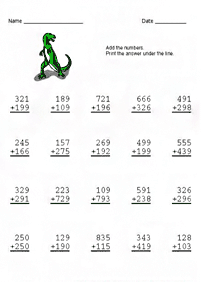 Matematik untuk Kanak-kanak – lembaran kerja 266