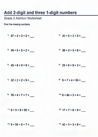 Matematik untuk Kanak-kanak – lembaran kerja 281