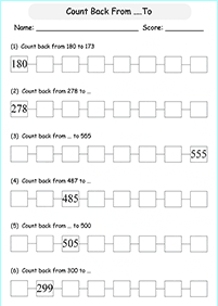 Matematik untuk Kanak-kanak – lembaran kerja 293