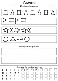 Matematik untuk Kanak-kanak – lembaran kerja 54