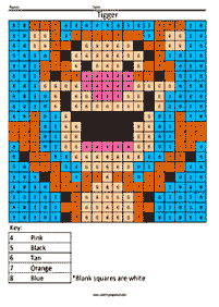 Warna dengan Nombor – Kertas mewarna 119