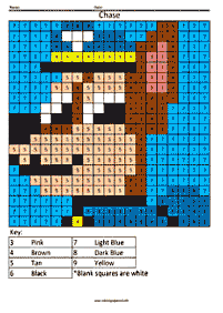 Warna dengan Nombor – Kertas mewarna 132