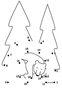 Kropka w kropkę (łatwe) – arkusz 12