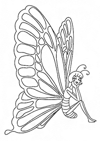 Kolorowanki z motylami – strona 46