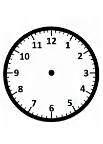 Dizendo as horas (relógio) - ficha de exercício 127