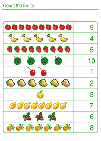 Tarefas de contar - ficha de exercício 32