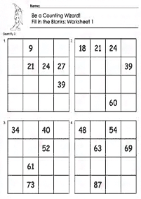 Contar Salteado - ficha de exercícios 115