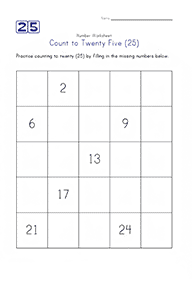 Contar Salteado - ficha de exercícios 40