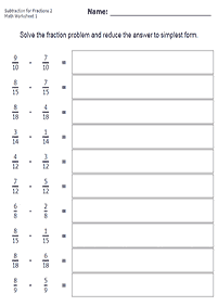 Tarefas de frações - ficha de exercício 133