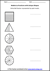 Tarefas de frações - ficha de exercício 59