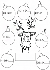 Matemática para crianças - ficha de exercícios 122