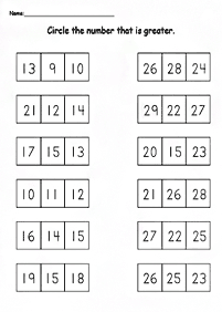 Matemática para crianças - ficha de exercícios 166