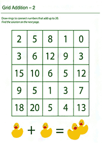 Matemática para crianças - ficha de exercícios 188