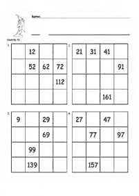 Matemática para crianças - ficha de exercícios 238