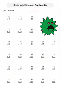 Matemática para crianças - ficha de exercícios 240