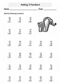 Matemática para crianças - ficha de exercícios 272