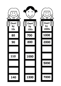 Matemática para crianças - ficha de exercícios 42