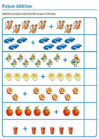 matemática simples para crianças - ficha de exercícios 138