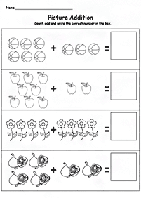 matemática simples para crianças - ficha de exercícios 146