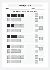 matemática simples para crianças - ficha de exercícios 184