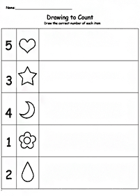 matemática simples para crianças - ficha de exercícios 20