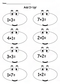 matemática simples para crianças - ficha de exercícios 214