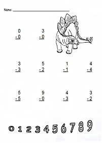 matemática simples para crianças - ficha de exercícios 221