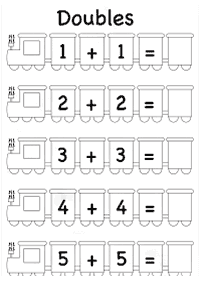 matemática simples para crianças - ficha de exercícios 68