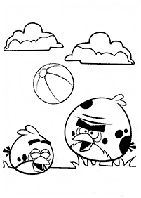 Desenhos para colorir dos Angry Birds - Página de colorir 38