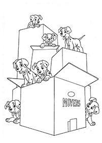 Imagens de cachorros para colorir – Página de colorir 43