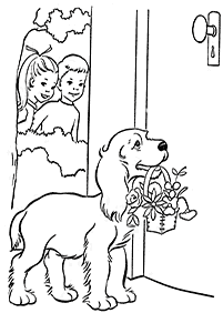 Imagens de cachorros para colorir – Página de colorir 72