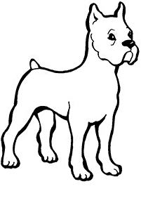 Imagens de cachorros para colorir – Página de colorir 74