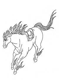 Desenhos de cavalos para colorir – Página de colorir 31