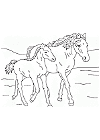 Desenhos de cavalos para colorir – Página de colorir 32