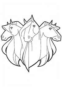 Desenhos de cavalos para colorir – Página de colorir 33