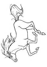 Desenhos de cavalos para colorir – Página de colorir 34