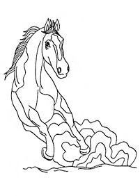 Desenhos de cavalos para colorir – Página de colorir 39