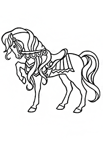 Desenhos de cavalos para colorir – Página de colorir 47
