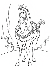 Desenhos de cavalos para colorir – Página de colorir 50