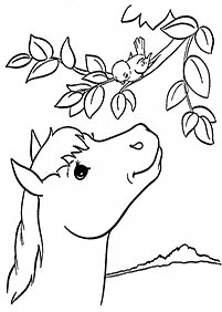 Desenhos de cavalos para colorir – Página de colorir 53