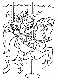 Desenhos de cavalos para colorir – Página de colorir 69