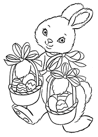 Desenhos de coelhos para colorir – Página de colorir 39