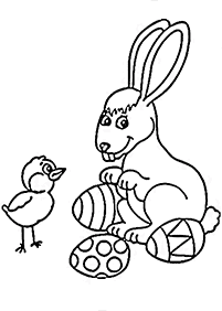 Desenhos de coelhos para colorir – Página de colorir 42